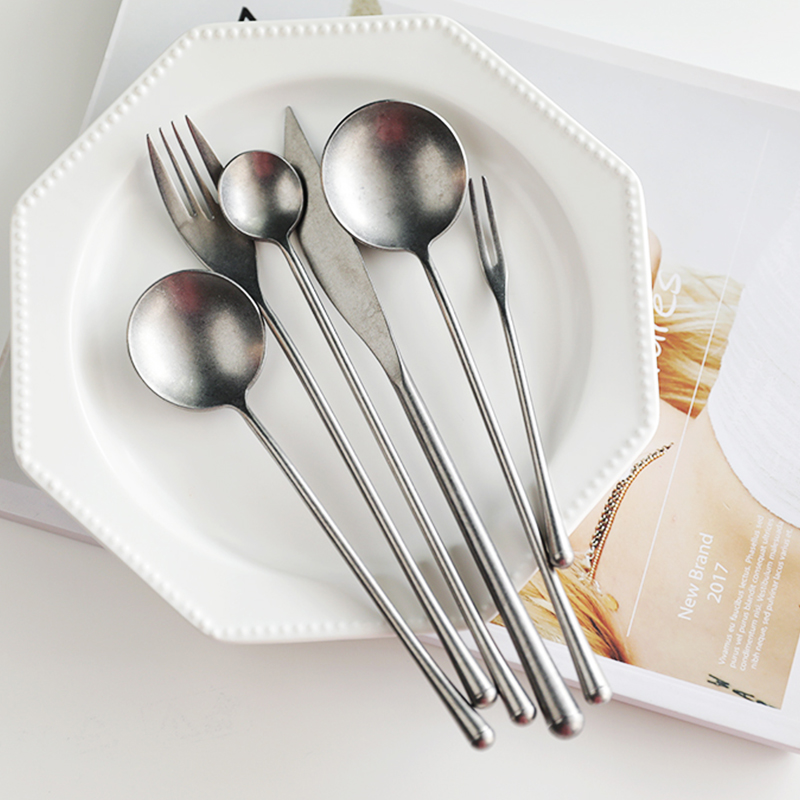 Vintage Collectible Spoons - Set Sendok Garpu Baja Tahan Karat