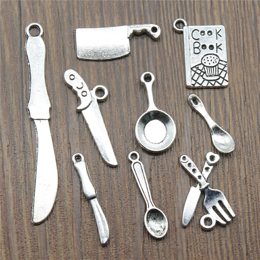 Vintage Collectible Spoons - 20 buah jimat peralatan dapur antik