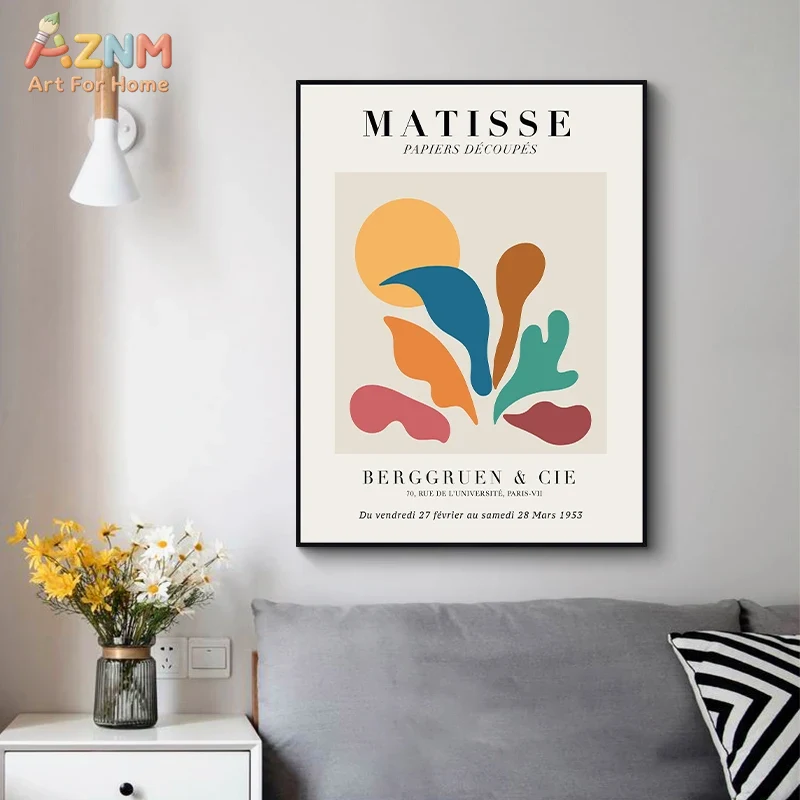 Vintage Collectible Posters - AZNM Lukisan Kanvas Antik Henri Matisse