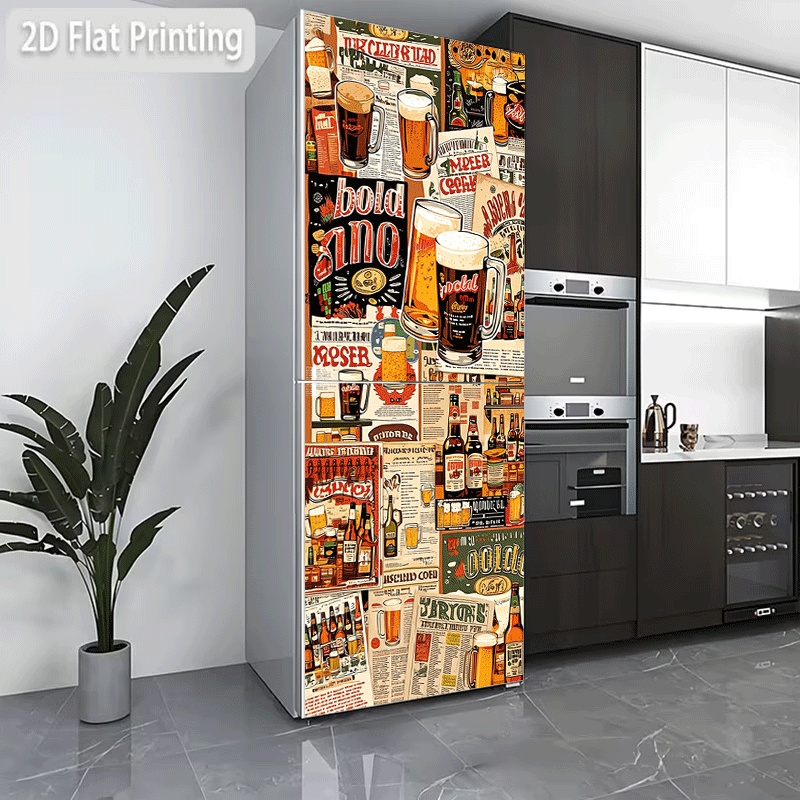 Vintage Collectible Posters - Stiker Kulkas Stiker Mesin Cuci Piring