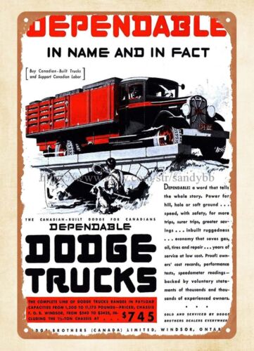 Vintage Collectibles Store - 1931 truk papan nama logam vintage