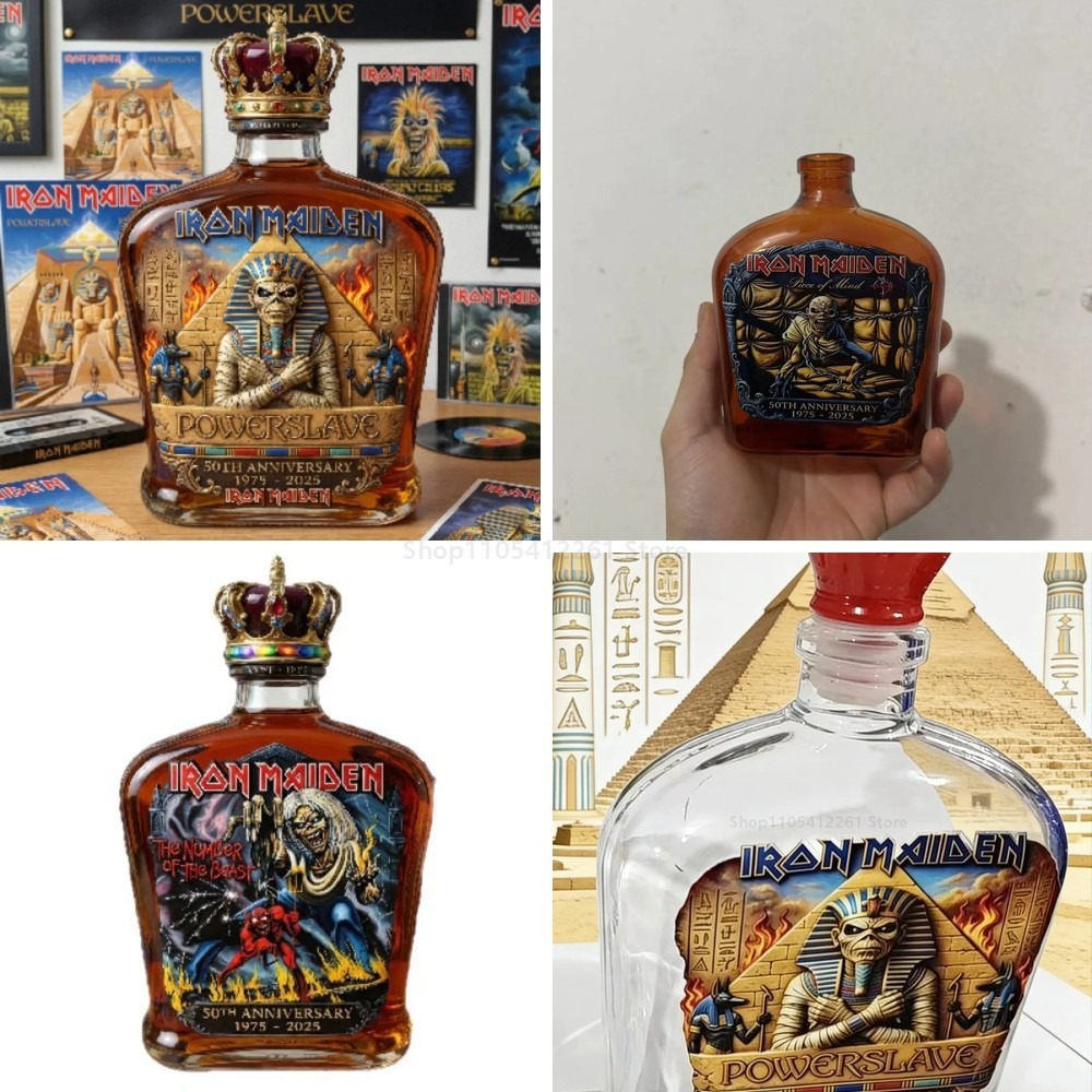 Vintage Collectible Liquor Bottles - Botol Minuman Beralkohol Berbentuk Patung Mumi