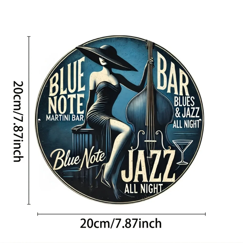 Blue Note Jazz Martini Bar Sen - Vintage Collectible Plates ulasan dan harga