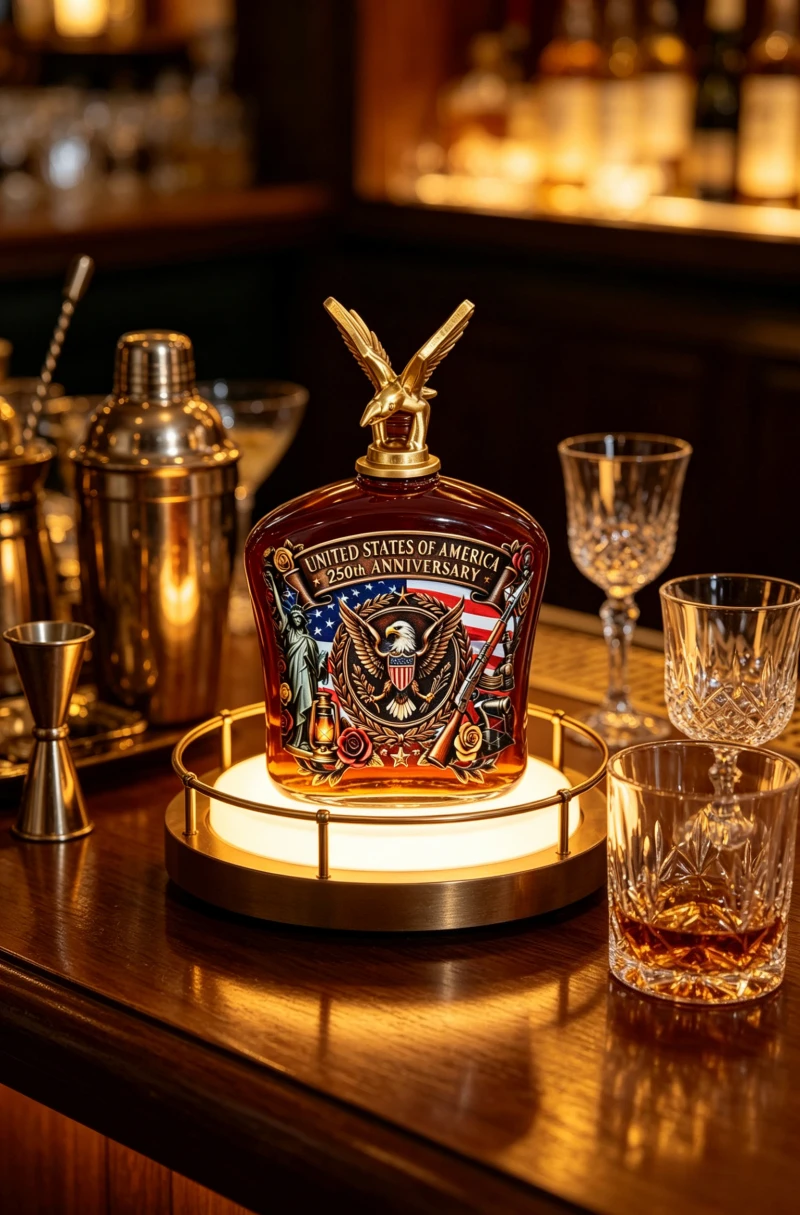 Botol Wiski dengan Desain Elan - Vintage Collectible Liquor Bottles ulasan dan harga