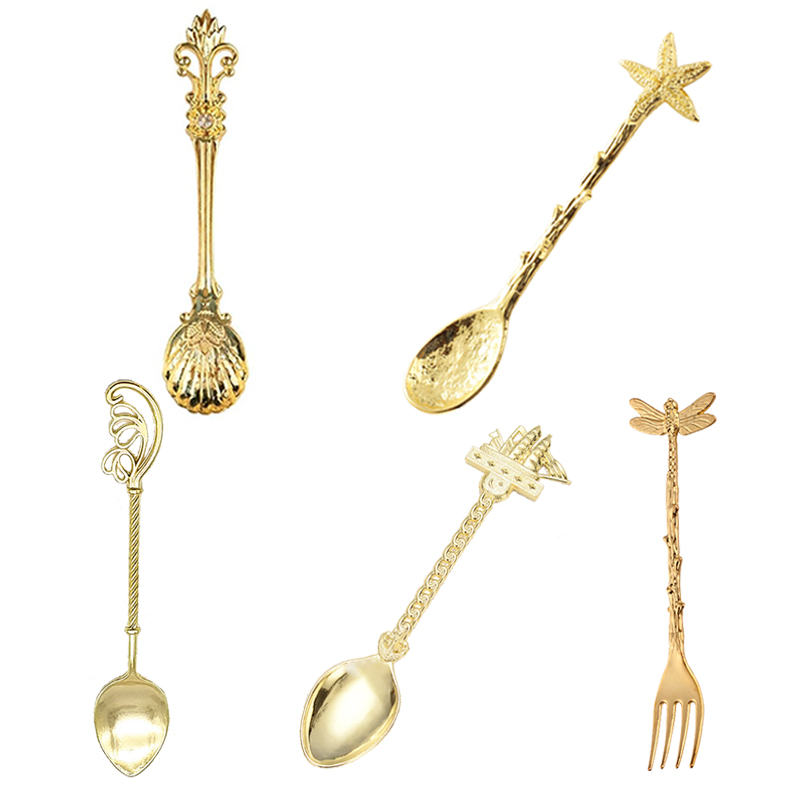Sendok/Garpu Mini Bergaya Kera - Vintage Collectible Spoons ulasan dan harga