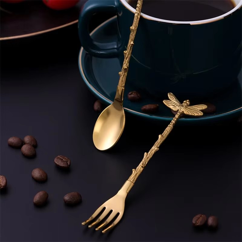 Sendok/Garpu Mini Bergaya Kera - Vintage Collectible Spoons ulasan dan harga