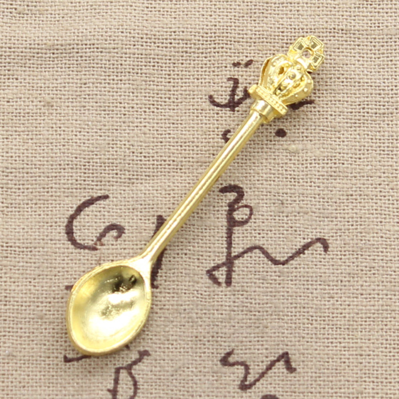 8 Buah Mahkota Sendok Dapur Ji - Vintage Collectible Spoons ulasan dan harga