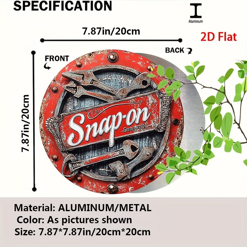 2D Flat 1 Buah Alat Snap-on Ta - Vintage Collectible Plates ulasan dan harga