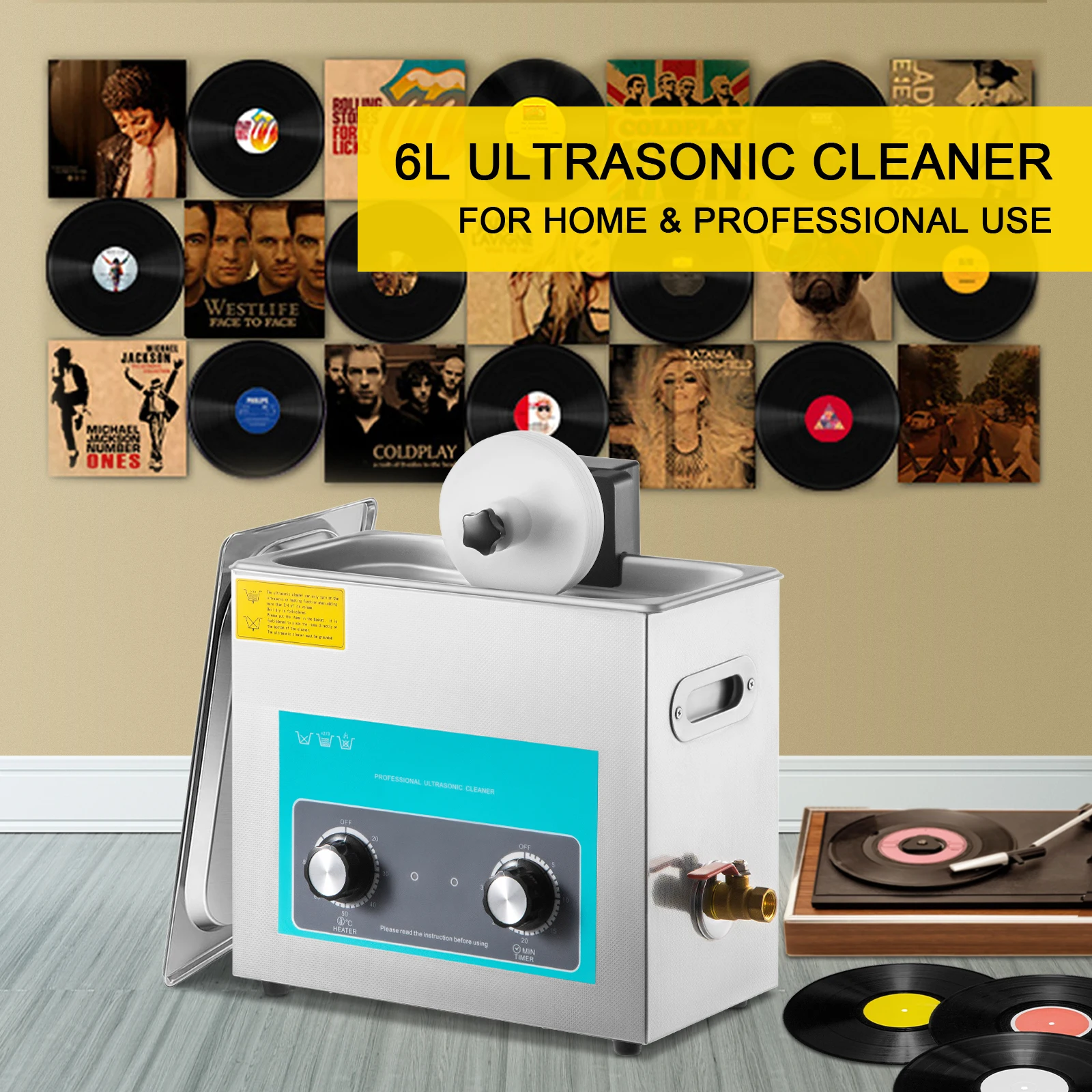 SIHAO 6L Pembersih Piringan Hi - Vinyl Record Cleaner ulasan dan harga