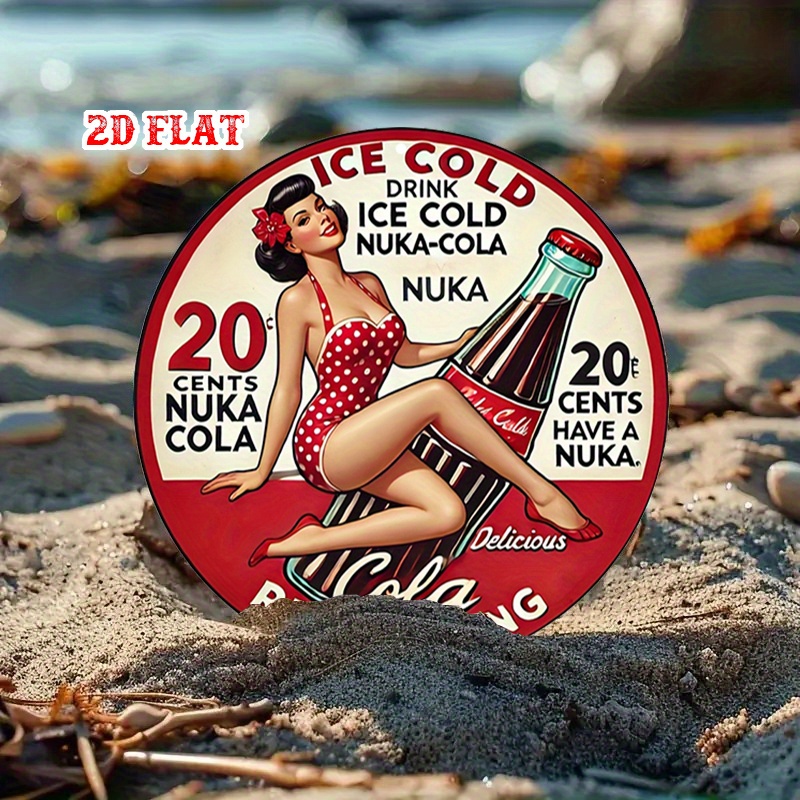 2D Flat, 1pc Retro Pin-Up 7.87 - Vintage Collectible Plates ulasan dan harga