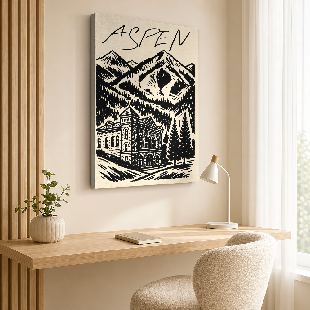 Poster Kanvas Cetak Ski Vintag - Vintage Collectible Posters ulasan dan harga