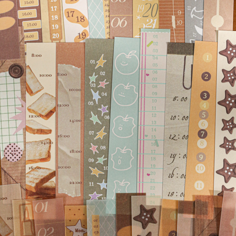 40 lembar kertas washi bergaya - Vintage Collectible Books ulasan dan harga