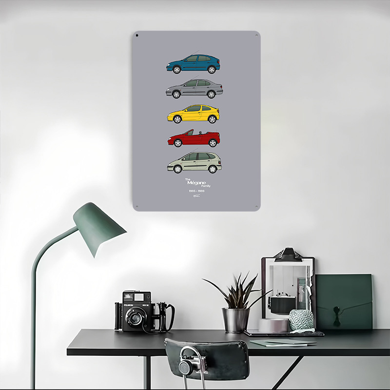 Koleksi Mobil Sport Megane 199 - Vintage Collectible Posters ulasan dan harga