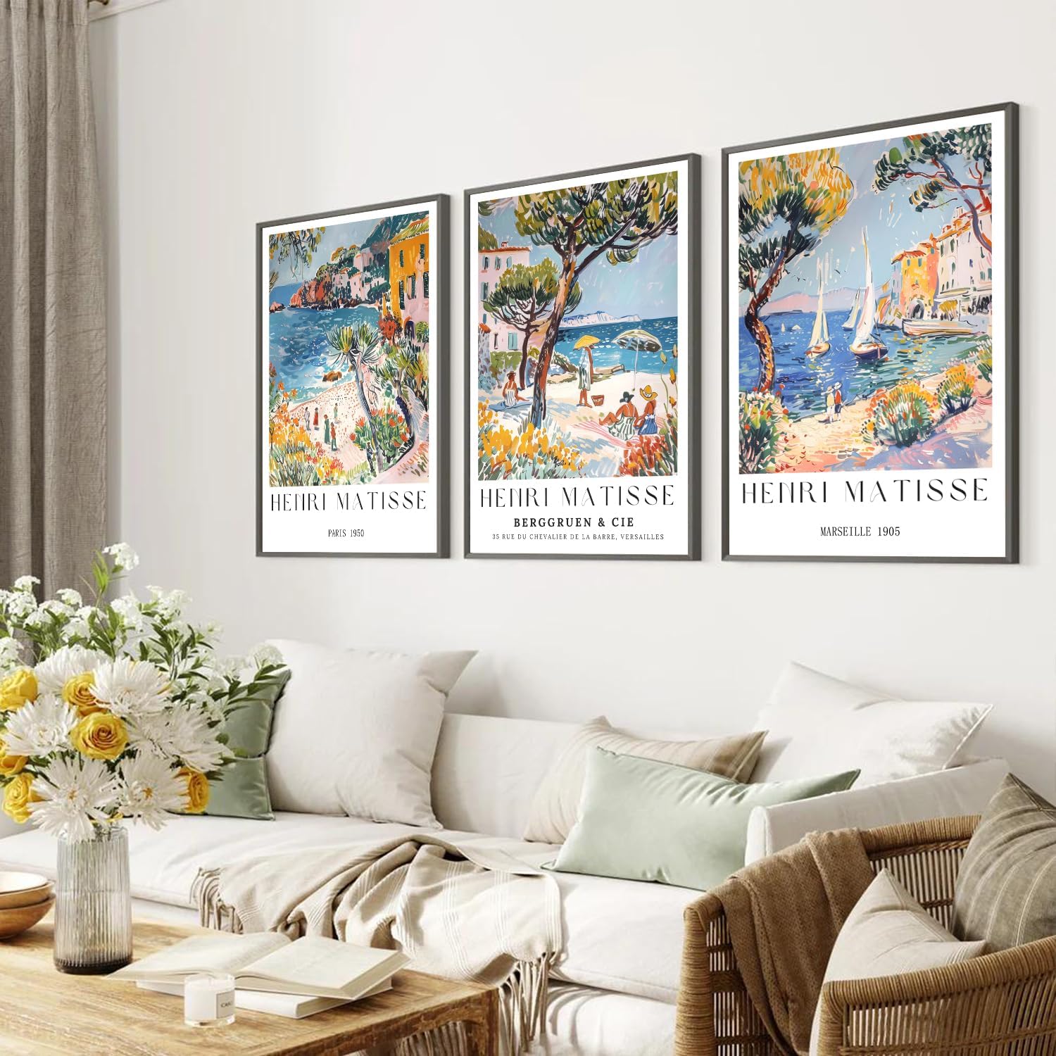 3 Buah/Set Koleksi Seni Dindin - Vintage Collectible Posters ulasan dan harga