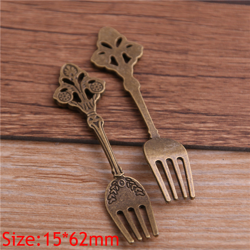 6 Buah Campuran Dua Warna Tren - Vintage Collectible Spoons ulasan dan harga